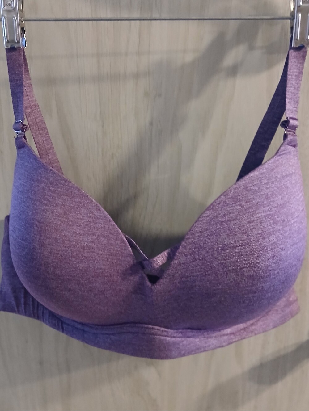 Torrid Women's 44D Purple T Shirt Wireless Strap Adjustable Bra